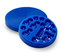 Wax Discs, Blue 98mm - دسكات شمع لون أزرق